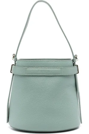 Furla Bucket-taske i læder med præget logo