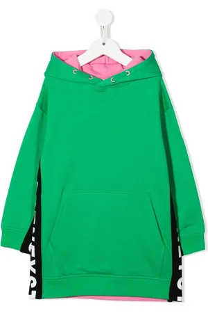 Stella McCartney Hættetrøje-kjole med colourblocking