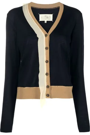 Maison Margiela Work-In-Progress cardigan i uldblanding