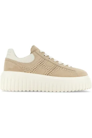 Hogan Perforerede sneakers i læder med logo