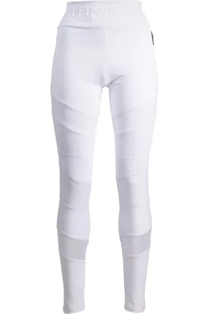 Philipp Plein Leggings med logobånd i taljen