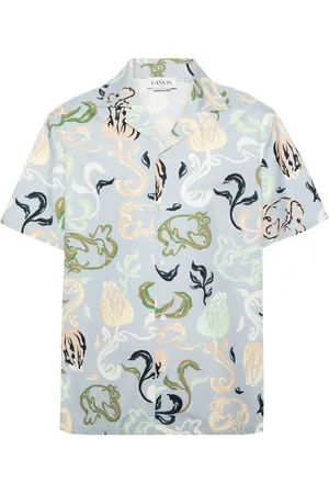 Lanvin Skjorte med abstrakt tryk