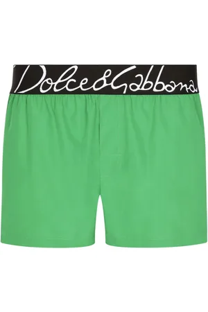 Dolce & Gabbana Badeshorts med logobånd i taljen