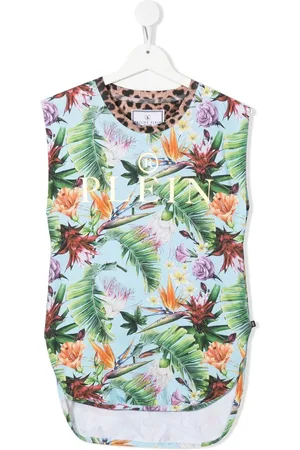 Philipp Plein Kjole med blomstret tryk