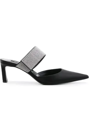 Sergio Rossi Paris 60mm mules i satin