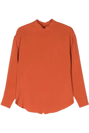 Colville Bluse i crepe med snøre