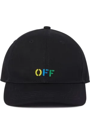 OFF-WHITE Regnbuefarvet baseballkasket med logo