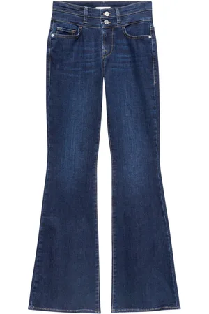 Frame Højtaljede jeans med svaj og dobbelt talje