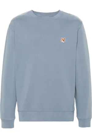 Maison Kitsuné Sweatshirt med rævehoved-mærke