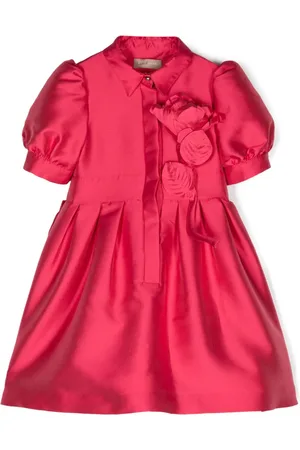 Elie saab Kjole med blomstret applikation
