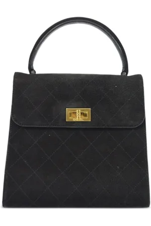 CHANEL 1998 diamant-quiltet tote