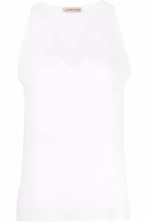 BLANCA Vesttop med V-hals