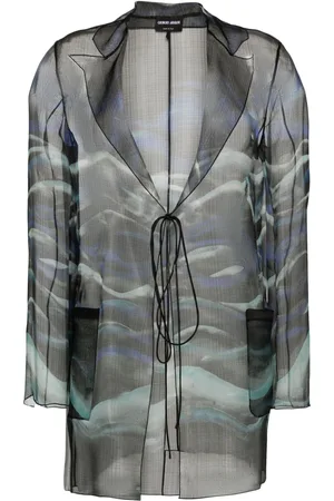 Giorgio Armani Bluse med abstrakt tryk