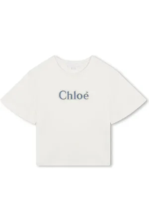 Chloé T-shirt med slogantryk