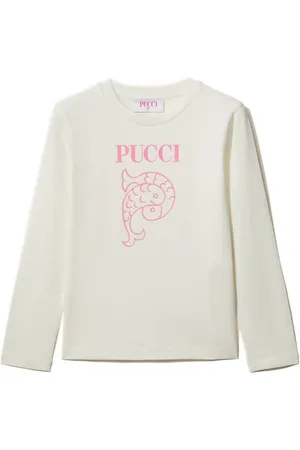 PUCCI Junior T-shirt med logotryk