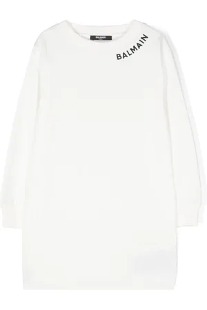 Balmain Kjole med broderet logo
