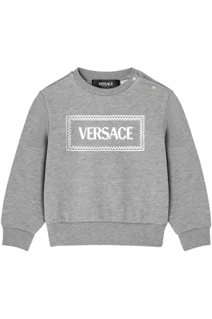 VERSACE Meleret sweatshirt med logotryk
