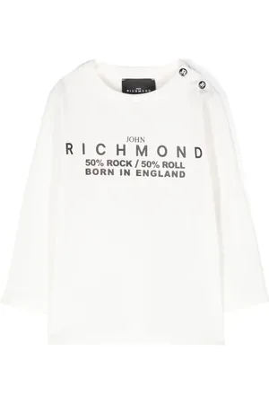 John Richmond T-shirt med logotryk