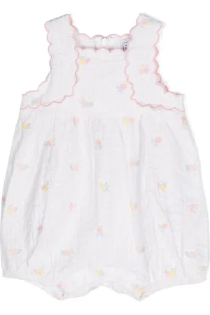 Tartine Et Chocolat Stribet body med blomsterbroderi