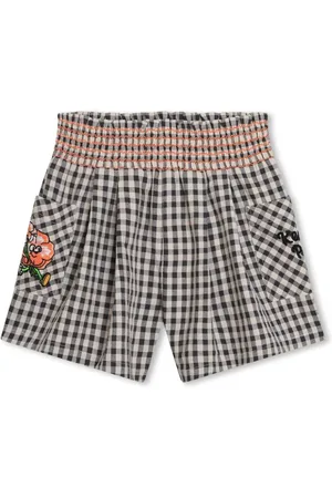 Kenzo Ternede shorts med broderet kant