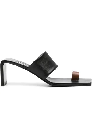 Jil Sander 75mm mules med knudedetalje