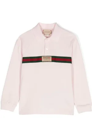 Gucci Polo med logo-applikation