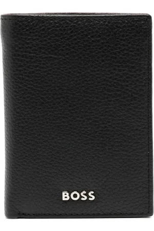 HUGO BOSS Læderpung med logoplade