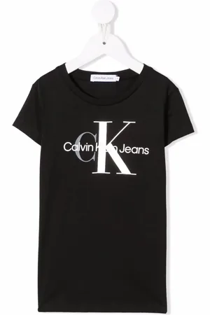 Calvin Klein T-shirt i jersey med logotryk