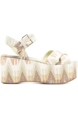Missoni Wave 85mm sandaler i lurex