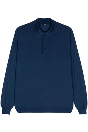 Kiton Finstrikket polo