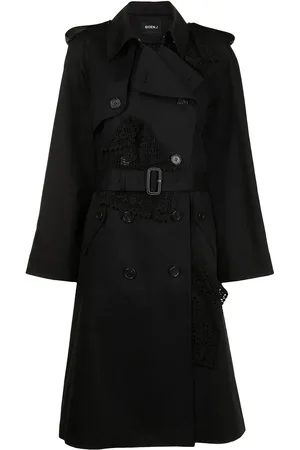 GOEN.J Trenchcoat med blondepanel