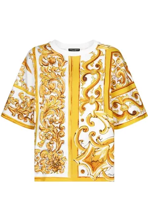 Dolce & Gabbana T-shirt med Majolica-print
