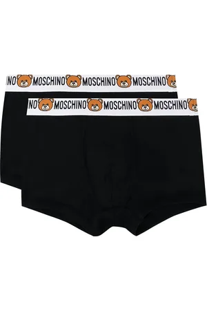 Moschino Boksershorts med bamse-logobånd, 2-pak