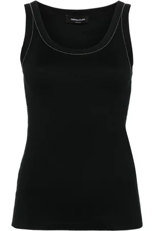 Fabiana Filippi Ribbet tanktop med kædedetalje