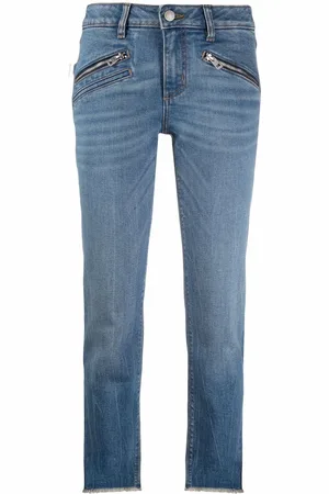 Zadig & Voltaire Cropped Ava jeans med smal pasform