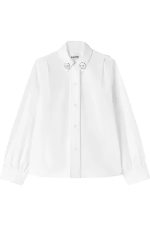 Jil Sander Skjorte med udsmykket klips