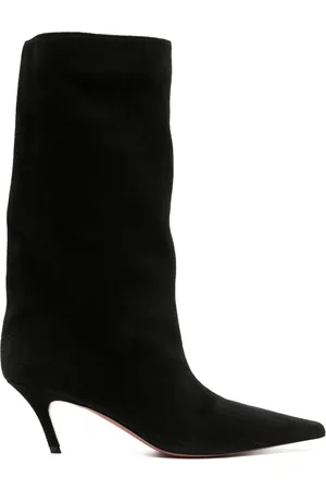 Amina Muaddi Fiona 60mm støvler med spids snude