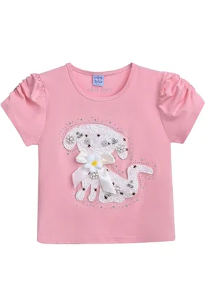 Mimi Tutu T-shirt med hundehvalpe-applikation