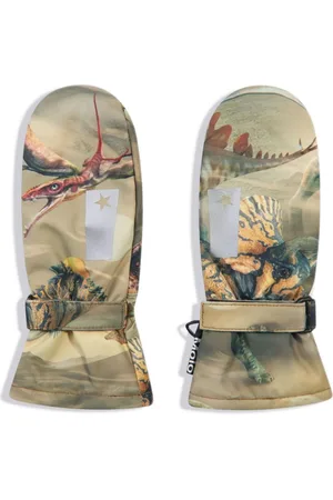 Molo Ancient Time handsker med dinosaur-tryk