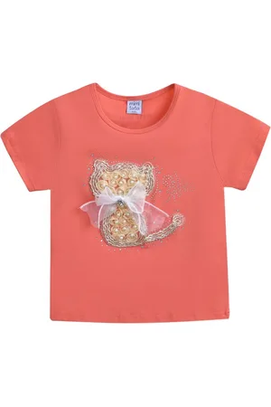 Mimi Tutu T-shirt med katte-applikation