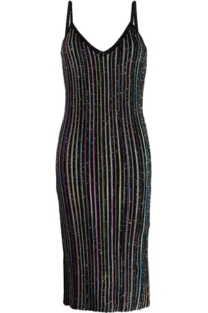 Missoni Midi kjole med glimmerdetalje