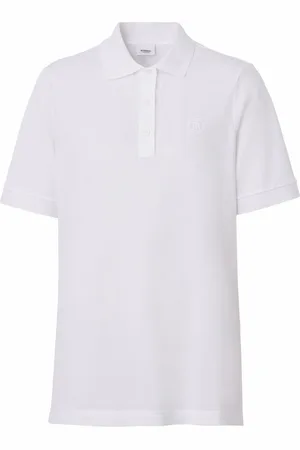 Burberry Polotrøje i bomulds med monogram-motiv
