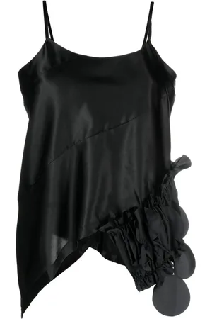 Comme des Garçons Asymmetrisk top i satin