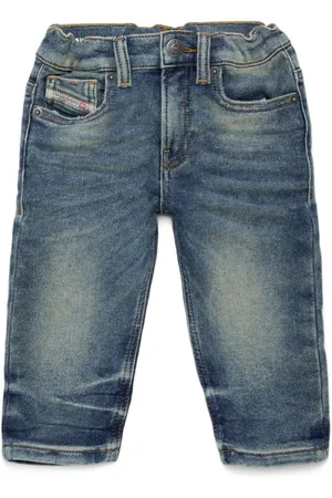 Diesel Jeans med elastisk talje og lige ben