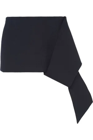 Prada Kort nederdel med asymmetrisk kant