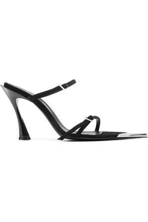 MUGLER 95mm sandaler i ruskind