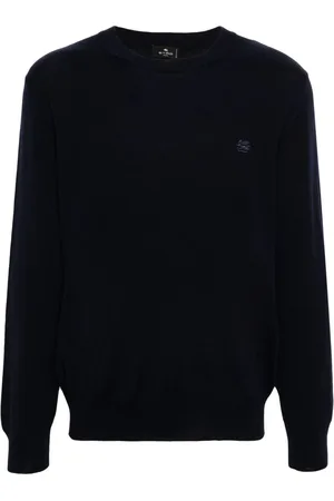 Etro Sweater i uld med jacquard