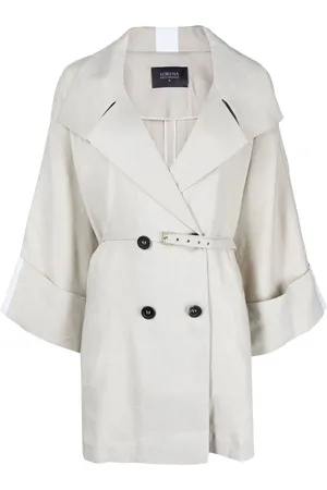 LORENA ANTONIAZZI Dobbeltradet trenchcoat