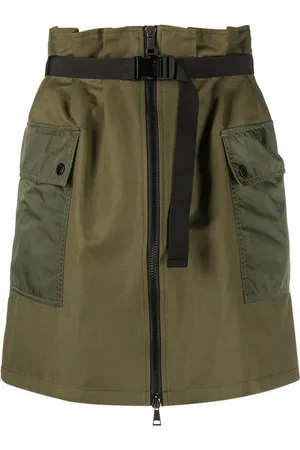 Moncler Højtaljede cargo-nederdel