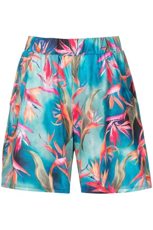Lygia & Nanny Højtaljede shorts med Iara-tryk
